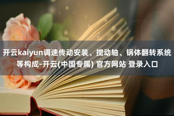 开云kaiyun调速传动安装、搅动轴、锅体翻转系统等构成-开云(中国专属) 官方网站 登录入口